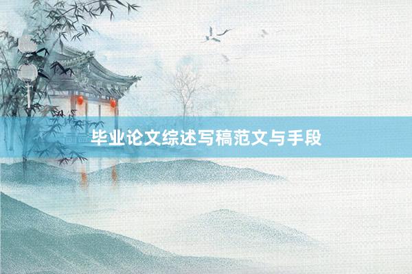 毕业论文综述写稿范文与手段